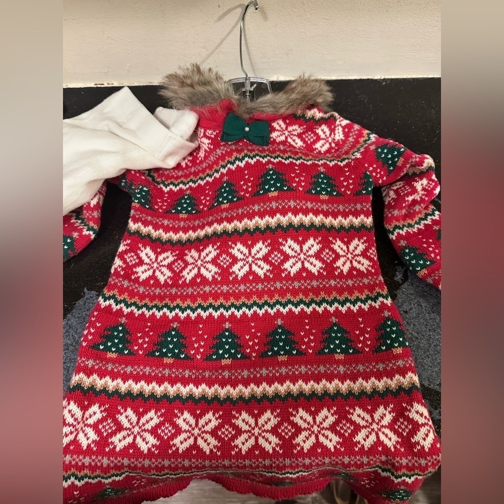 Not for sale Tommy Bahama Christmas Sweater Dress Girls 2T